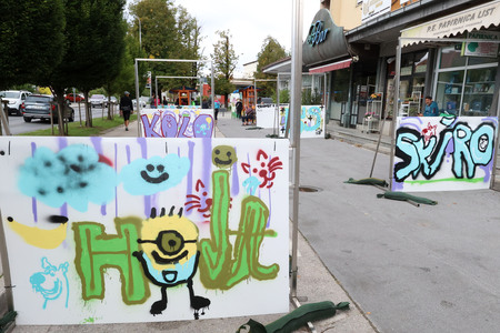 TEDEN MOBILNOSTI ZAKLJUČNA PRIREDITEV PRED KD 53 FOTO LJUBO VUKELIČ